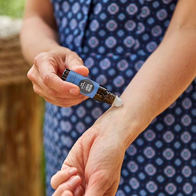 Edens Garden Massage Therapy Essential Oil Roll-On Blend- 100% Pure Premium Grade, Natural, Therapeutic, Aromatherapy, Kid & Skin Safe, The Best for Comfort, Relaxation Pre-Diluted 10 ml (.33 fl oz)