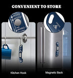 DOQAUS Digital Meat Thermometer, Instant Read Food Thermometers for Cooking, Kitchen Probe with Backlit & Reversible Display, Wide Temperature Range for Turkey, Grill, BBQ, Baking, Bread, Sourdough