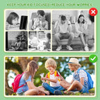 Microscope for Kids, 2'' Inch HD Screen Pocket Portable Microscope, 1000x Magnification Mini Magnifying Glass with Light for Kids, for 3-12 Girls & Boys - White