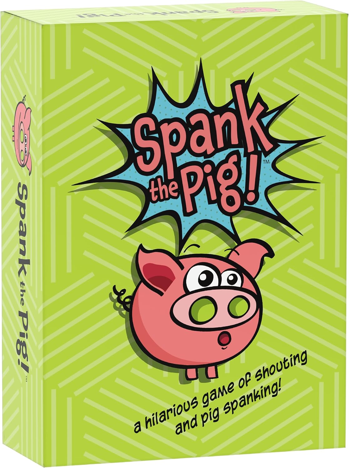 Spank The Pig! - Hilarious & Fun Family Card Game for Kids, Teens & Adults, Funny Fast Paced Games for 2-7 Players