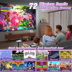 Dance Mat, Electronic Dance Mat for TV with HD Camera, Wireless Double User Dance Mat with Game Controller, Non-Slip Dance Pad for Kids Adults, Christmas Birthday Gifts for Girls Boys