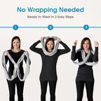 Small-Petite Original Baby K'tan Baby Carrier: #1 Easy Pre-Wrapped, Soft, Slip-On, No Rings, No Buckles | 5 in 1 Baby Sling Gift | Infant Wrap for Newborn to Toddler up to 35lb Women 2-4, Men up to 36