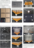 Mini 3D Led Cube DIY Electronics Kit Soldering Project Kit (3D8MINI-CASE-5PS)