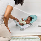 Ingenuity Foldaway 2-Position Bather, 2-Position Bath Support for Sink or Bathtub, for Ages 0-6 Months, Up to 20 Pounds
