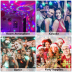 Mini Karaoke Machine with 2 Wireless Microphones for Kids, Portable Karaoke Machine for Kids, Kids Karaoke Machine Toys for Girls Boys Gifts for Home Parties Birthday (Blue)