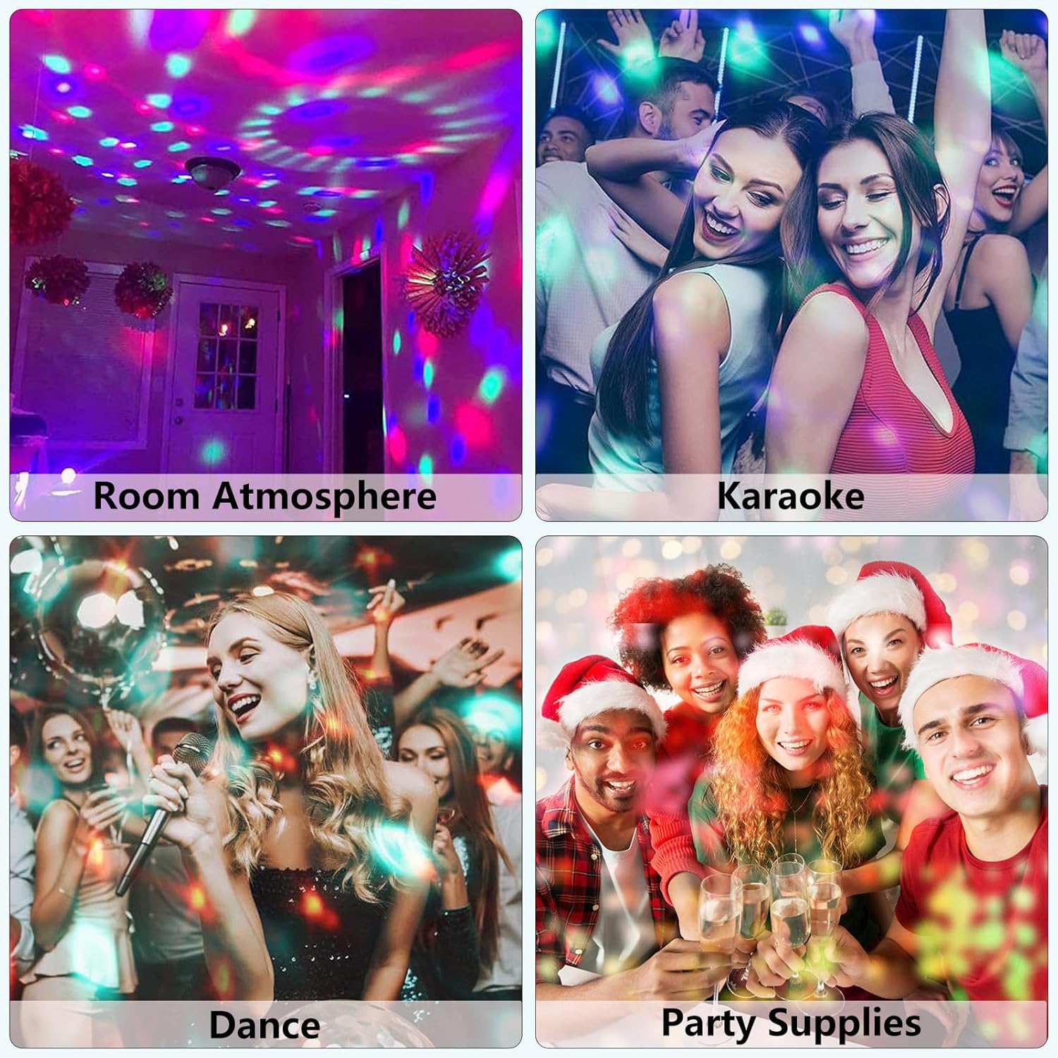 Mini Karaoke Machine with 2 Wireless Microphones for Kids, Portable Karaoke Machine for Kids, Kids Karaoke Machine Toys for Girls Boys Gifts for Home Parties Birthday (Blue)