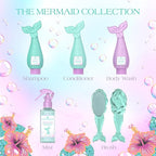 Glimmer Wish Mermaid Kids Body Wash, Gentle Cleanser and Moisturizing Sulfate Free Body Wash, Skin Care for Kids, Tropical Beach Scent, 12 Fl Oz