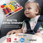 Montessori Busy Board for Toddlers - Safe, Durable Sensory Activity Board with Locks, Shoelaces & More - Perfect Educational Toy Built for Growth & Travel - 36 Months & Up - Color Edition