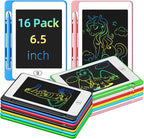 16 Pack LCD Writing Tablet for Kids, 6.5 Inch Colorful Doodle Board Drawing Tablet, Erasable Reusable Electronic Drawing Pads, Educational Learning Toys Birthday Gifts for Girls Boys Age 3 4 5 6 7 8