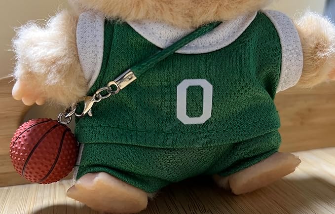 Doll Clothes for 17cm Popular Dolls/Sports-Themed Basketball Football 3-Piece Sets/17cm Doll Accessories ( No Dolls )/ (NO.0 - Green)