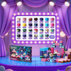 Magnetic Blocks 120PCS Magnet Building Blocks for Kids 4-12, Princess Sensory Girls Gift Educational Christmas Birthday Gifts Construction Toys