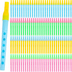 120 Pcs Kids Musical Recorder Bulk 6 Hole Recorder Instrument Plastic Flute for Boys Girls Party Favors School Performance