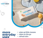 WaterWipes Sensitive+ Newborn & Baby Wipes, 3-In-1 Cleans, Cares, Protects, 99.9% Water, Unscented & Hypoallergenic, 180 Count (3 Packs)