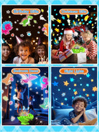 Dinosaur Night Light for Kids,Toys for 2-4 Year Old Boys,Star Projector 360°Degree Rotation, 9 Lighting Color Modes,Birthday Gift Decorations, Stars for Ceiling Projector for Bedroom Decor