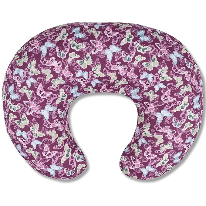 Nursing Pillow, Breastfeeding Pillow with Removable Cover, Ergonomic Breast Feeding Pillow, Baby Feeding Support Cushion for Mom Easier Breastfeeding- Original Size/Butterfly