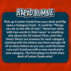 Skillmatics Rapid Rumble - A Trip Around The 50 States, Fast-Paced Board Game for Kids, Teens & Adults, Fun for Family Game Night & Educational Toy, Quick-Thinking, Gifts for Kids Ages 8, 9, 10 & Up