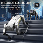 Robot Dog, AI Dog, AI Smart Pet, Will Dance and Kungfu, Voice/App/Remote Control, Support Action Programming, AI Robot Ideal Gift for Adults/Kids