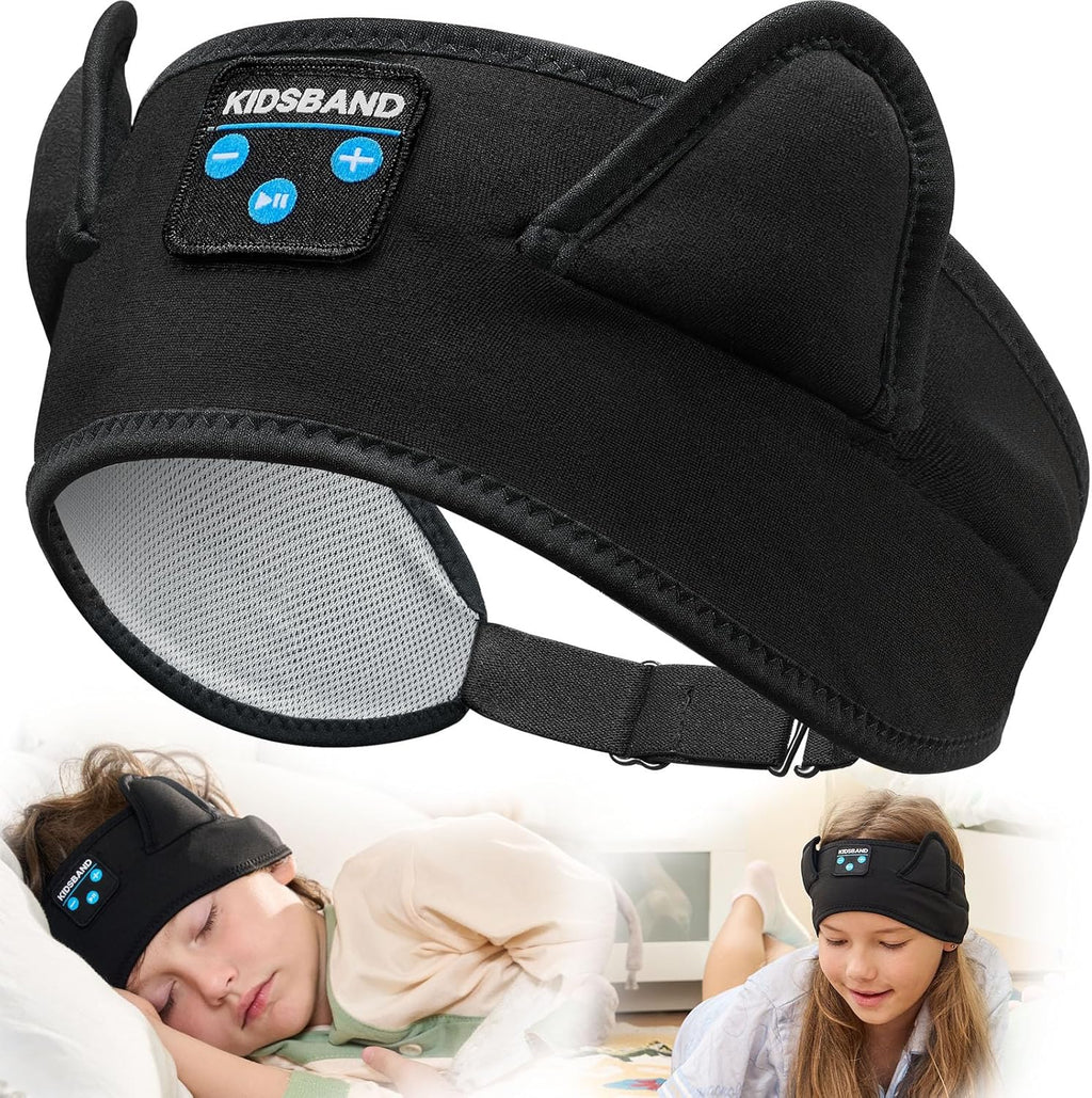 Kids Headphones Headband - Foldable with Adjustable Headband, 3.5 MM Jack for Online Learning, Plane, Travel, Tablet, iPad, Computer