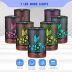 Essential Oils Diffuser,Aromatherapy Diffuser,Birthday Gifts for Women Mom Grandma,Metal Cool Mist Humidifier with 7 Colors Lights Waterless Auto Off Air Diffusers (C-Hummingbirds)