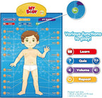 BEST LEARNING i-Poster My Body - Interactive Educational Human Anatomy Talking Game Toy | Learn Body Parts, Organs, Muscles and Bones for Kids Aged 5 to 12 Years Old
