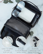 MIA + SOPHIA Set of 2 Baby Wipe Holder, Portable Reusable Wipes Pouch, Stylish Travel Wipes Case, Baby Wipes Dispenser, Wipes Stay Moist Longer, Attaches Easily with Included Wristlet