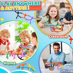 Magnetic Travel Toys for Toddlers Kids 10PCS, Airplane Car Travel Activities Essential, Fidget Toys Road Trip ‌Sensory Toy, Fidgets for Classroom Toys for 3 4 5 6 7 8 Year Old, Kids Stocking Stuffers