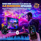 Dinosaur Baby Sound Machine Night Light Projector, 22 White Noise Machine Baby 5.3 Bluetooth Speaker, 196Color Remote Control | Toddler Night Light for Kids, Boy Gift Dinosaur Decor Galaxy Light