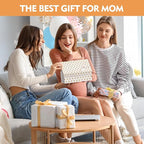 Baby Bouncer, Portable Baby Bouncer with Music, Soothing Vibrations Infant Bouncer Seat for 0-6 Months 6-20 lbs(Pink)