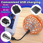 Tikduck Flying Orb Ball 2025 Toys Soaring Hover Boomerang Spinner Hand Controlled Mini Drone Cosmic Globe Spinning Kids Outdoor Fly Toy Birthday Gift Cool Stuff for Boys Girls 6 7 8 9 10+ Year Old