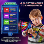 Laser Tag Guns Set of 4 Laser Tag Guns with Digital LED Score Display Vests,Gifts for Teens and Adults Boys & Girls,Adults and Family Fun,Gift for Kids Ages 8 9 10 11 12+Year Old Boy