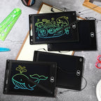 Tinlade 12 Pack LCD Writing Drawing Tablets 8.5 Inch Bulk Colorful Doodle Board Erasable Electronic Painting Drawing Pads Learning Toy Gifts for Kids Boys Girls(Black)