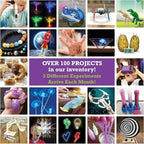 Stem Learning 6 Monthly Subscription Box Kits w/ 18 Projects - Summertime Remote School Building Toys - Science, Technology, Engineering, Mathematics - Activities for Kids Boys & Girls Ages 7-12