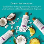 RAW SUGAR Simply Body Wash - Pineapple + Maqui Berry + Coconut, Moisturizing & Brightening Bath & Shower Gel, Sulfate-Free, Paraben-Free & Vegan (Pack of 3)