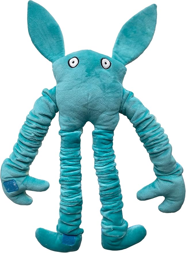 Mushies Stretchable Pop Tube Toy – Extra-Long 18" Retractable Arms/Legs, Hook and Loop Hands/Feet – Wearable, Bendable Fidget for Focus, Mood & On-The-Go Fun (Shloof)