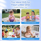 Baby Bath Thermometer for Bathtub, Room|Water Temperature, Baby Bath Floating Toy|Kids Bathroom Safety, Digital LCD with Timer