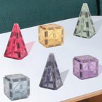 Magnetic Tiles 40pcs Morandi 3D Building Tiles Kids Toys for 3 4 5 6 7 8+ Years Old Boys Girls Magnet Toys STEM Educational Learning Magnet Toy Set