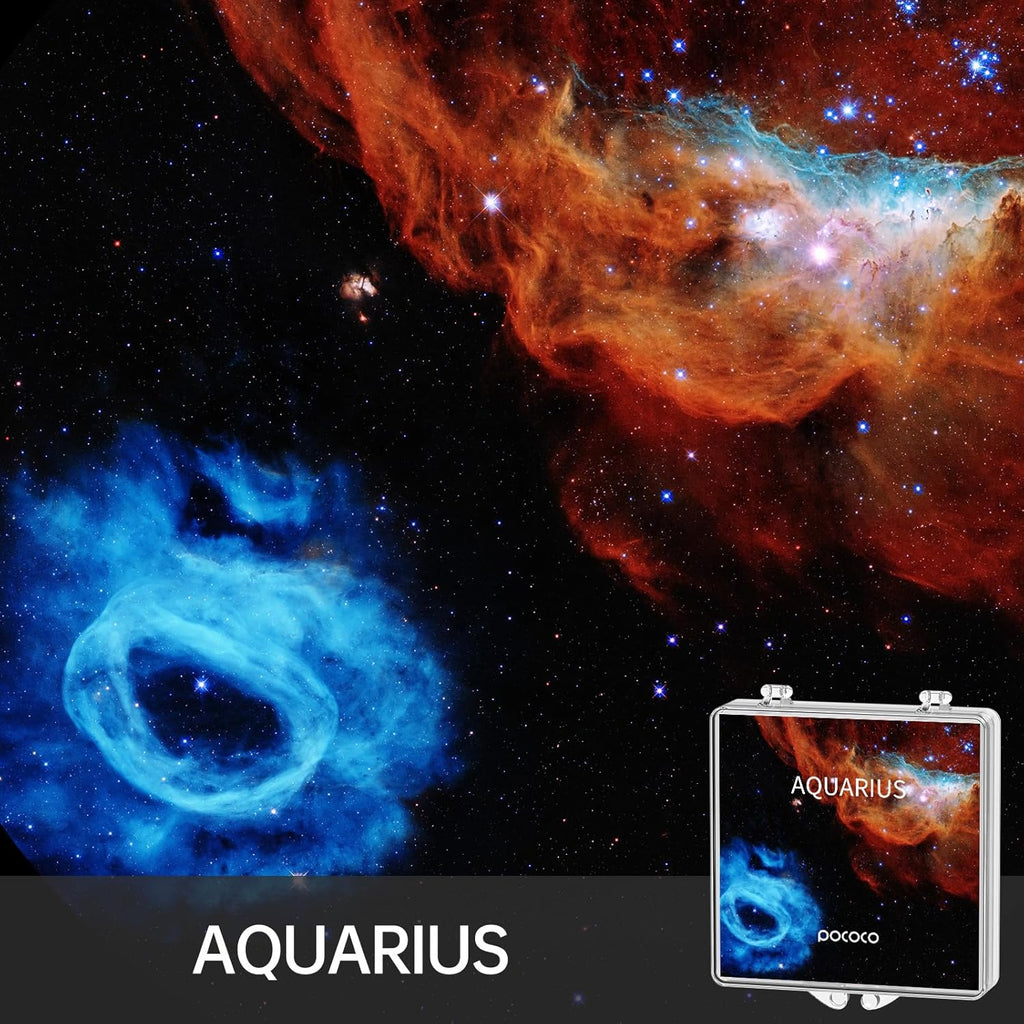 POCOCO Realistic Constellation-1 Galaxy Star Projector Night Light Discs: Realistic Galaxy Patterns, 5K Ultra HD, 96% Light Transmission, High Brightness - 6-Piece Pack (Projector Not Included)