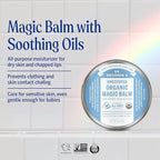 Dr. Bronner's - Organic Magic Balm (2 oz Variety Pack) Arnica-Menthol & Baby Unscented - Made with Organic Beeswax & Hemp Oil, Moisturizes and Soothes Hands, Face & Body | 2 Count