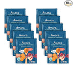 Amara Organic Baby Food - Stage 2 - Sweet Potato Raspberry - Baby Cereal to Mix With Breastmilk, Water - Baby Food Pouches Made from Organic Fruit and Veggies - 10 Pouches, 3.5oz Per Serving