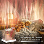 Northern Lights Projector, 16 Colors Rechargeable Aurora Light Projector & Mood Lighting Galaxy Lamp, Aurora Water Ripple Projector Light with Remote Control for Room Decorations,Cool Lights