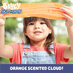 Bingo Premium Cloud Slime - Orange-Scented Fluffy Pre-Made Slime with Mix-Ins, Bluey Party Favors for Kids 8-12, Girls 8-10, Toddler Travel Toys