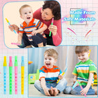120 Pcs Kids Musical Recorder Bulk 6 Hole Recorder Instrument Plastic Flute for Boys Girls Party Favors School Performance