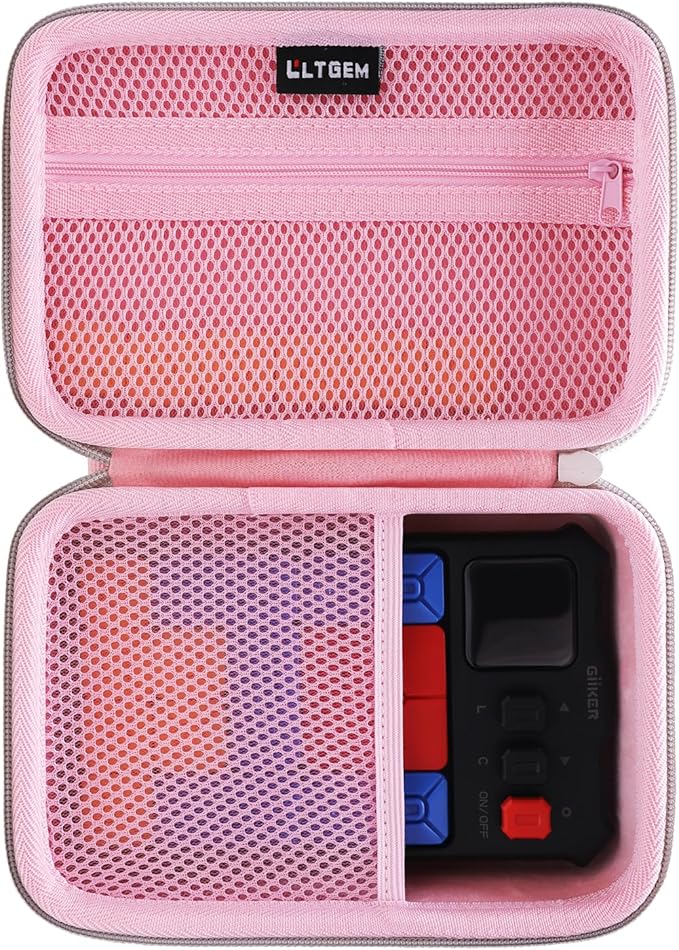 LTGEM Case Compatible with GiiKER Super Slide Puzzle Games, Pink