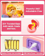 Claw Machine for Kids, Mini Vending With Music, Prize Dispenser Toys for Girls and Boys, Electronic Claw Game for Party Birthdays, Includes 45 Mini Toys (Large)