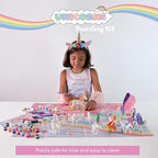 BONNYCO Unicorns Gifts for Girls Painting Kit with 18 Figurines Painting for Kids with Glow in The Dark | Girl Toys 3 4 5 6 7 8 9 10 Years Crafts Kids Gifts Birthday Christmas | Unicorn Toys Niñas