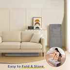 MAXYOYO 1.2" Thick Baby Play Mat for Floor, 36"x60" Foldable Playpen Mat, Tummy Time Foam Mats Ultra Soft Support, Padded Carpet with Non-Slip Backing for Infant,Kids and Toddler Crawling, Grey