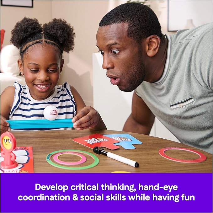 Spin Master Games, Beat The Parents, 2025 Edition with New Challenges & Cards, Friendly Competition Family Game, Fun Activity for Kids, Adults & Family Game Night, 4-8 Players, for Ages 6 & Up