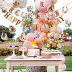 Horse Birthday Decorations,Horse Party Decorations for Girls,Cowgirl Hanging Swirls,Happy Birthday Banners, Western Party Supplies Women