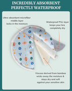 Nursing Pads - Breast Pads for Leaking Milk - Reusable & Washable Breastfeeding Pads - Stay Dry Longer - Almohadillas y Protectores de Lactancia - Viscose derived from Bamboo - 10 Pads