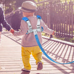 Accmor 3 in1 Toddler Harness Leash, Soft Kid Harness with Anti Lost Wrist Link, Baby Leash, Leash for Toddlers, Child Walking Harness Kids Leash Wristband Rope Belt with Lock for Baby Boys